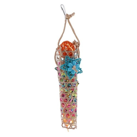 Juguetes para Masticar Pájaros para Loros Medianos Grandes Y Pájaros El Amazonas, affricano s (color Aleatorio) Colco Juguetes de madera para masticar pájaros