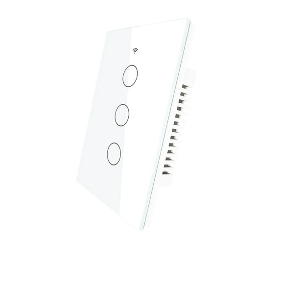 Apagador Inteligente Wifi Touch 3 Botones MOES Compatible con Alexa y Google Home MOES Apagador Wifi Touch 3 Vías