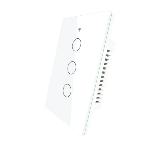Apagador Inteligente Wifi Touch 3 Botones MOES Compatible con Alexa y Google Home MOES Apagador Wifi Touch 3 Vías