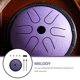thumbnail image 3 of unbranded Tímpano Portátil Morado Fácil De Usar Para Principiantes Y, 3 of 8