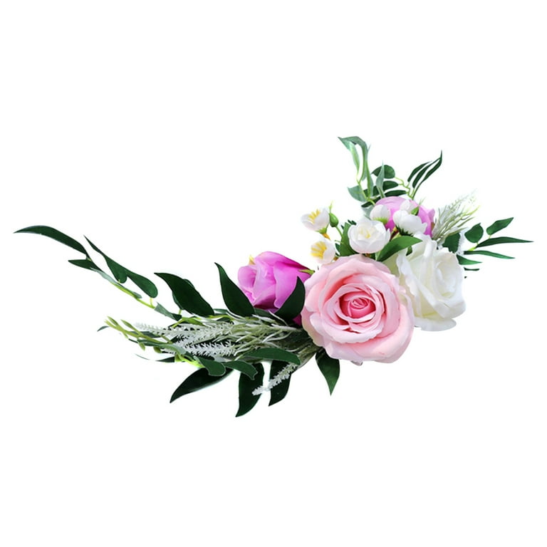 MoreChioce Artifical Flowers Wedding Car Decoration Simulation