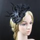 thumbnail image 2 of Fascinator de plumas, diadema, vestido de lujo, fiesta, mujer, accesorio para el cabello nupcial Zulema Tocado nupcial, 2 of 7