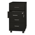 thumbnail image 2 of Cooper Metal Black Office Storage Cabinet Mobile 4-Drawer 26.7"H, 2 of 3
