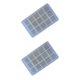 thumbnail image 3 of Molde de silicona para cubitos de hielo Billuyoard Claro 2piezas 15 rejillas portátil antiadherente, 3 of 5