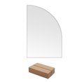 thumbnail image 1 of LCXmlly DIY Table Number Plate Smooth Transparent Acrylic Sign Holder Acrylic Sign Table Number Plate with Stand for Wedding Party Supplies, 1 of 9