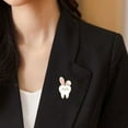 thumbnail image 3 of LYMAYTER Exquisite Tooth Badge Cartoon Oral Enamel Pin - Funny Tooth Shape, for Dentist Lapel, 3 of 7