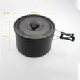 thumbnail image 2 of CTIRCHIU 1 Set Camp Kitchen Equipment Aluminum Alloy Black for Fun Outings, 2 of 8