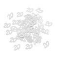 thumbnail image 1 of SHISUYAN Number 20 Plastic Confetti for Party Decoration Silver Color High Quality Durability 1200pcs, 1 of 8