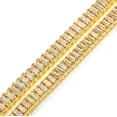 thumbnail image 2 of HH Bling Empire Iced Out Chains for Men,Gold or Silver Diamond Tennis Necklaces,Mens Hip Hop Baguette Tennis Chains 16-30 Inches (Baguette-Gold-20"), 2 of 14