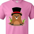 thumbnail image 4 of Inktastic Groundhog Day with Groundhog in Top Hat T-Shirt, 4 of 5