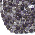 thumbnail image 3 of 2strands Natural Amethyst Beads Strands Bell with Seed Beads 11x10~10.5mm Hole: 1mm about 31pcs/strand 15.35''(39cm), 3 of 3