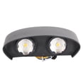thumbnail image 1 of Lámpara De Pared LED De Aluminio, 50 HZ 60 HZ 4 W 85-265 V 3000 K Luz Cálida Cuentas De Lámpara LED Luces De Pared LED Arriba Y Abajo De Aluminio Fundido A Presión Con Llave, 1 of 7