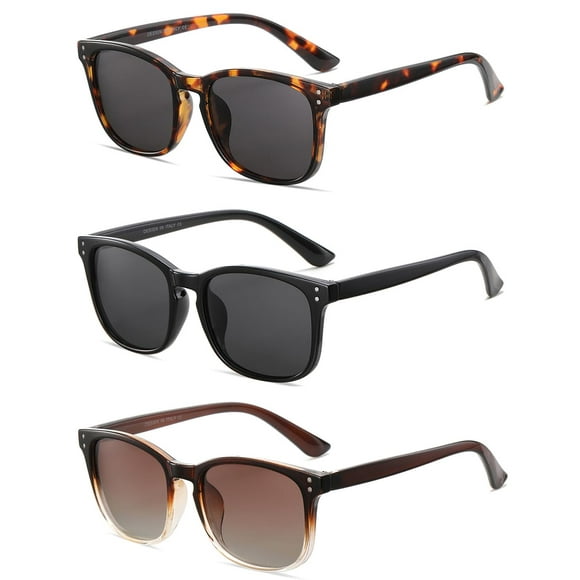 Lentes de Sol Polarizados NCLLCE para Mujer Protección UV400 (Paquete de 3)