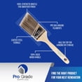 thumbnail image 2 of Set de 2 brochas profesionales Pro Grade: plana y angular, 2 of 7