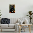 thumbnail image 3 of Stupell Industries Black Cat Garden Flowers Animals & Insects Painting Unframed Art Print Wall Art, 13 x 19, 3 of 7
