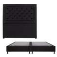 thumbnail image 1 of Box Base Cama King Size + Cabecera Mary Negro, 1 of 7