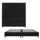 thumbnail image 1 of Box Base Cama King Size + Cabecera Mary Negro Dicasa  Black, 1 of 7