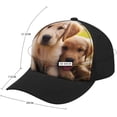 thumbnail image 2 of Cute Golden Retriever Puppy Baseball Cap Classic Golf Cap Soft Dad Hat Multicolor Adjustable Low Profile Hat Unisex, 2 of 6