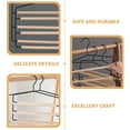 thumbnail image 2 of Qijita Pant Hanger Non-slip Space Saving Pant Hanger 3-tier Jeans Pant Hanger for Closet Clothes Hanger, 2 of 6