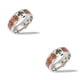 thumbnail image 1 of Guardurnaity Unisex Bang Ring Pareja Boda Joyería Vacaciones Padre Novio Esposa Adultos Regalo personalizado Accesorios Tamaño 6 Type2 NO2, 1 of 6