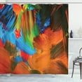thumbnail image 1 of Ambesonne Colorful Shower Curtain, Watercolor Brush Strokes, 69"Wx70"L, Multicolor, 1 of 3