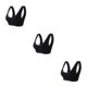 thumbnail image 2 of Sujetador push-up Qarigey para mujer sin costuras con soporte inalámbrico negro XXL, 2 of 6