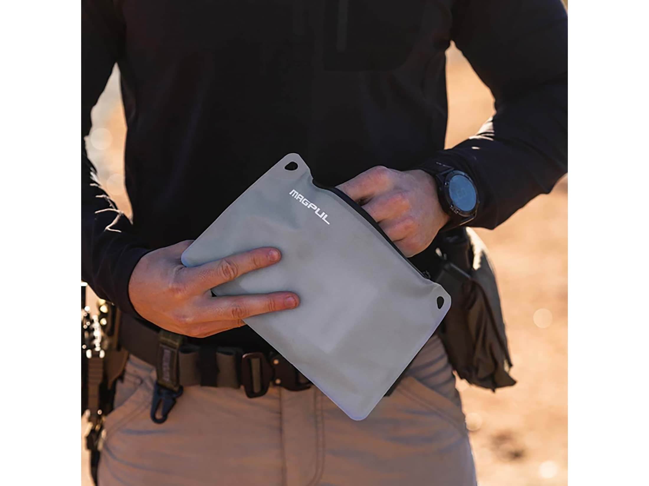 Magpul DAKA Lite Pouch 9" x 13" Large Reinforced Polymer Gray