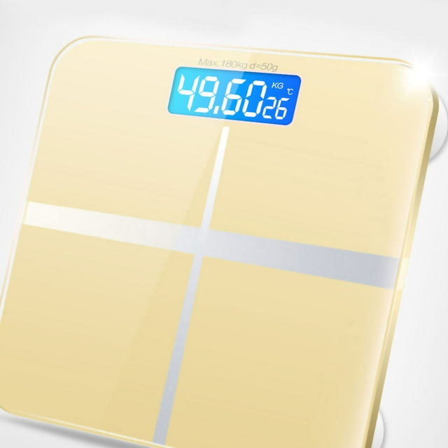 Báscula de cuerpo digital ANGGREK de peso Vidrio templado medición precisa