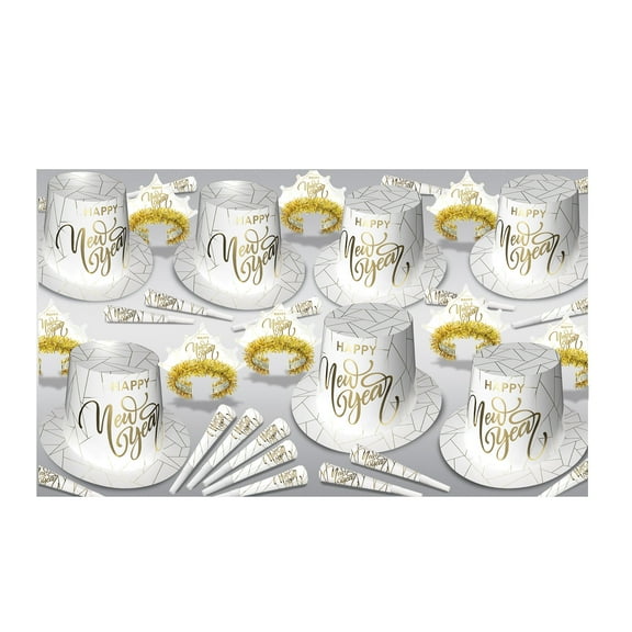 White New Year Gold Asst for 50