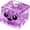 Bat, variant on 1Pcs Halloween Stress Cube Squishy Fidget T'oy,, Cute Spooky Squeeze Fidget Squishies for Anxiety Relief, Fun Decorative Stress Ball for Adults and Home Office Use(Color 1)