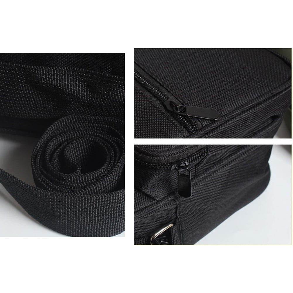 Oxford Canvas Chisel Tool Bag Multi-Functional Electrician Toolkit Shoulder Bag Black Smile Home