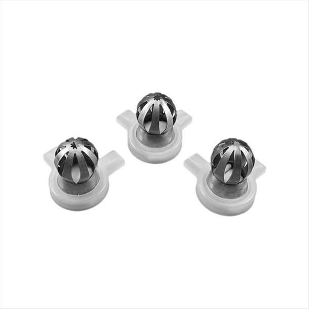 3 Tapas de Boquilla con Forma de Pétalos de Flor. Repuestos Nuevos para Máquinas de Helado Suave. Accesorios de Repuesto.