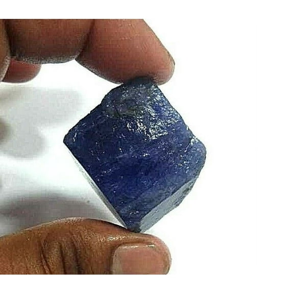221.00Cts Huge Natural Violet Blue Tanzanite Mineral Rock Rough Gemstone