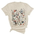 thumbnail image 3 of Puliio Womens Summer Casual Printed Short Sleeved Crew Neck T Shirt, 3 of 3