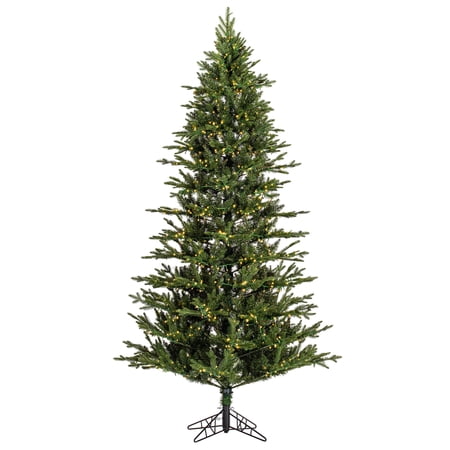 Vickerman 7.5 x 62 Kamas Fraser Fir Artificial Christmas Tree Warm White Dura-lit LED Lights