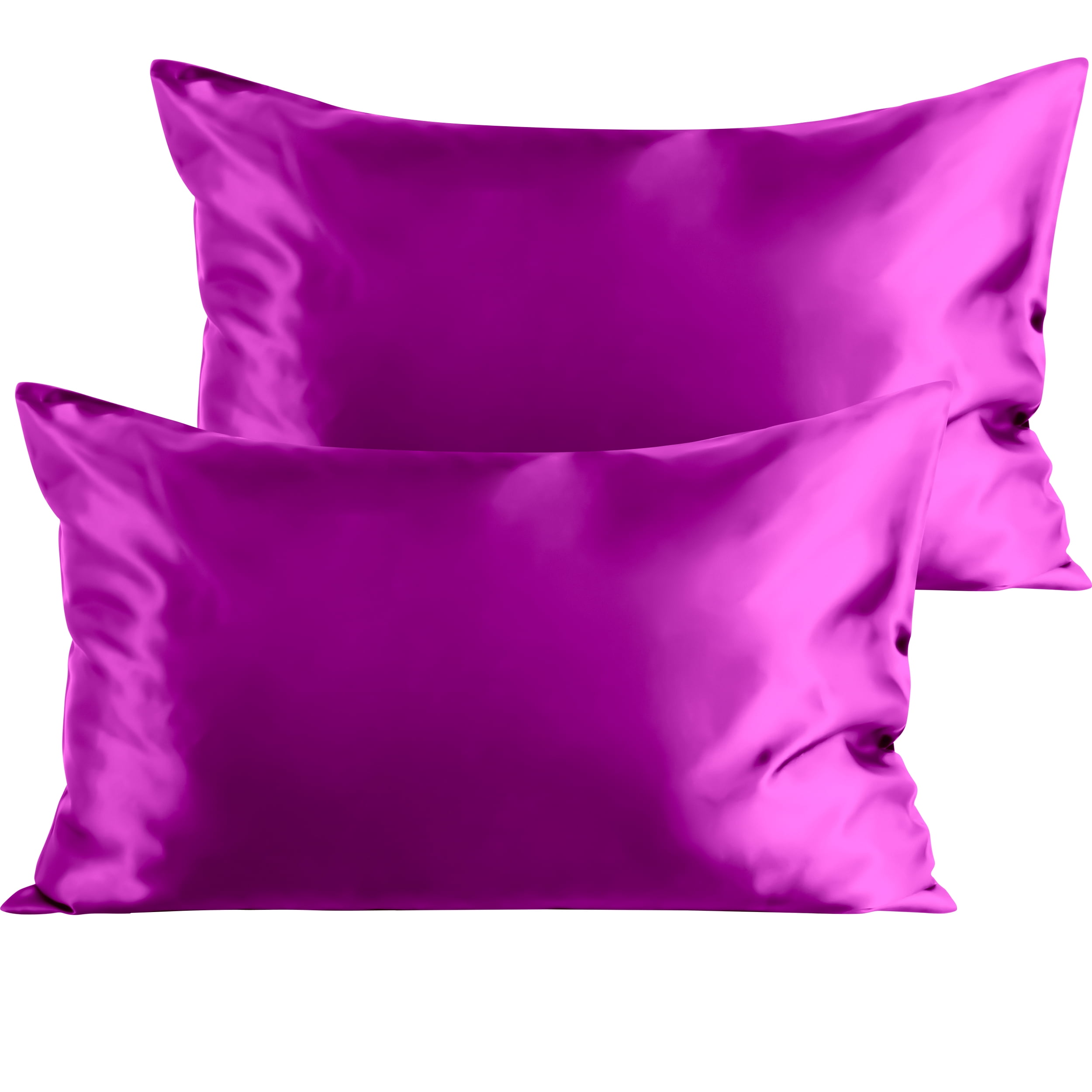 ORGANICTUNE 2 Pack Silky Satin King Pillowcases for Hair and Skin