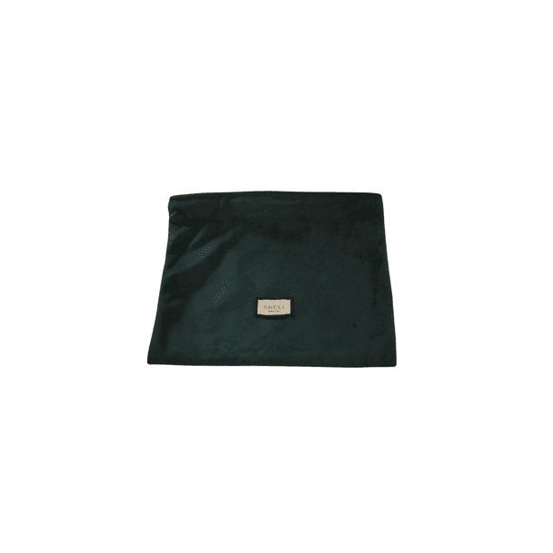 GUCCI Beauty Green Fabric Pouch Makeup Bag or Clutch Walmart