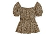 thumbnail image 4 of City Chic Women's Plus Size Quirky Print Top - Cheetah, 4 of 5