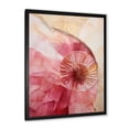 thumbnail image 3 of Designart "Delicate Pink Pottery Spirals" Abstract Spirals Picture Framed Canvas Wall Art, 3 of 5