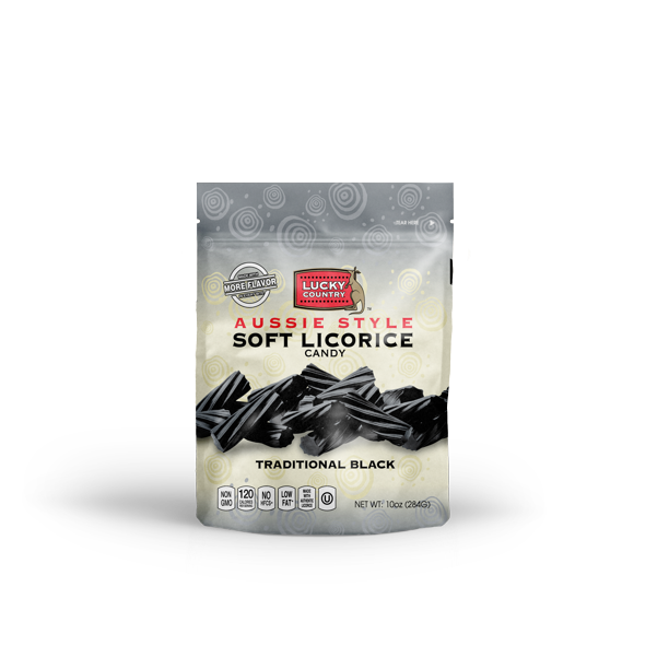 Lucky Ctry Licorice, Traditional Black, 10Oz