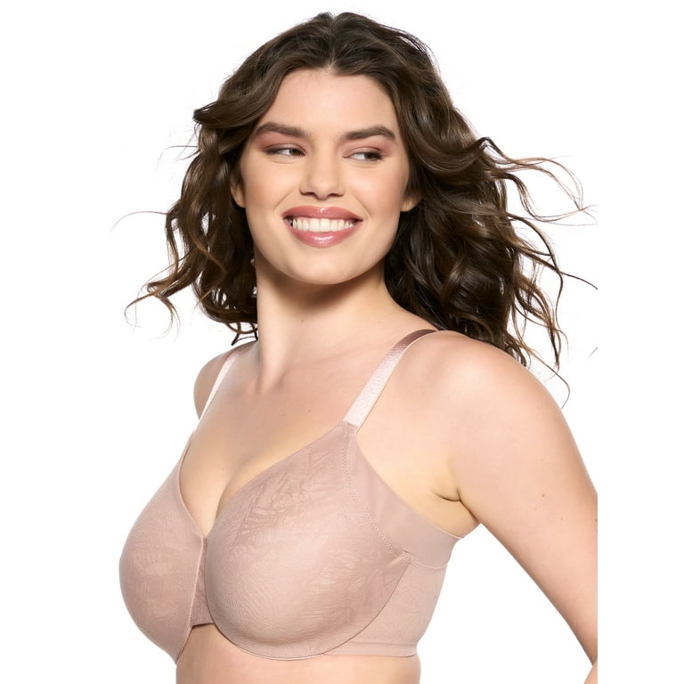 Felina, Jessamine Unlined Side Smoothing Minimizer Bra, 32C - 44H