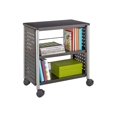 thumbnail image 1 of Safco Scoot Personal Bookcase - Chariot - 3 Étagères - Acier - Noir, 1 of 1