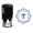 Blue, variant on Printtoo Office Stationary Square Swirl Border T Alphabet Monogram Initial Self Inking Rubber Stamp