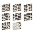 thumbnail image 4 of STIFFIE Whipline Solid Black/Pewter 3" Alpha-Numeric Registration Identification Numbers Stickers Decals for Boats & Personal Watercraft, 4 of 8