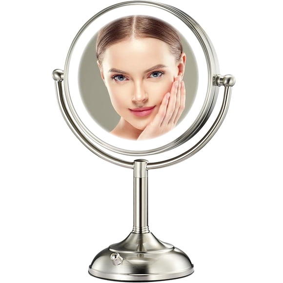 Espejo de maquillaje VESAUR Professional 8.5 grande con aumento de 10X