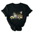 thumbnail image 2 of T-shirts de Mardi Gras à Paillettes pour Femmes Grande Taille, T-Shirts de Mardi Gras Femmes à Paillettes, T-Shirts de Mardi Gras Femmes T-Shirt Graphique Masque à Paillettes, T-Shirts de Carnaval à Manches Courtes Col Rond T-Shirt de Fête Hauts de Carnaval, 2 of 4