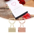 thumbnail image 1 of Office Binder Clips, Rustproof Paper Binder Clips Cute  For Tickets, 1 of 8