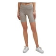 thumbnail image 1 of CALVIN KLEIN PERFORMANCE Womens Beige Animal Print High Waist Shorts M, 1 of 7