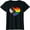 Black, variant on Progress Pride Flag Rainbow Heart Vintage Retro Love LGBTQ Gift T-Shirt