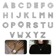 thumbnail image 3 of 26pcs Rhinestones Letters Alloy Letters Charm Beads for Wristband Bracelets, 3 of 7